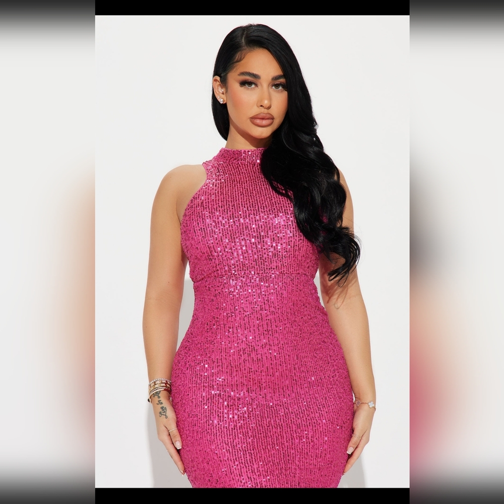 Fashion Nova Sharon Sequin Maxi Dress